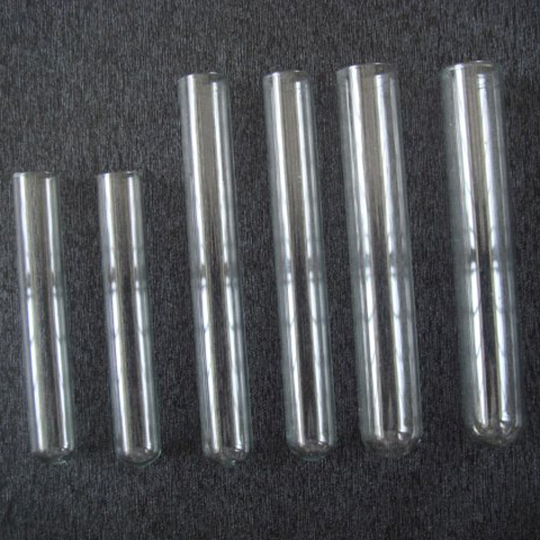 GLASS TEST TUBES WITHOUT RIM