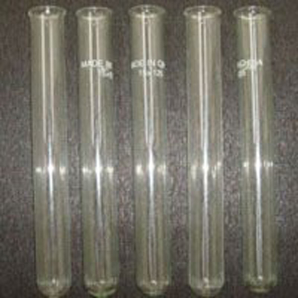 GLASS TEST TUBES WITH RIM