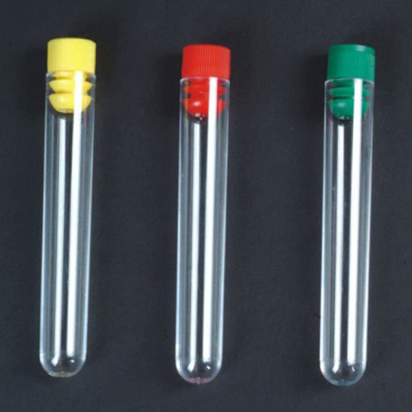 12x75mmPS TEST TUBES WITH CAP